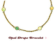 Opal Drops Bracelet