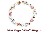 Mini Bezel 'Flex' Ring