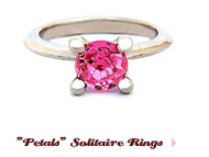 Petal Solitaire Ring