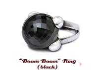 "Boom Boom" Ring (black)