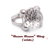 "Boom Boom" Ring (white)