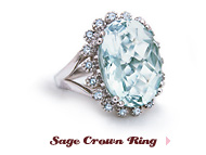Sage Crown Ring
