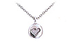 Heart Cookie Charm Necklace