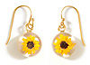 Sunflower Bloom Necklace (yellow)